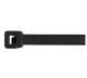 Bellanco 100mm X 2.5mm Black Cable Tie (Pack Of 100)