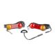 LED 12V Combination Tailight With Number Plate Light & 5m Tinned Cable  (Blister Pack Of 2) 
