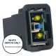 Q-LED On/Off Toyota OEM Push Buttonswitch (Body Only) With White LED 