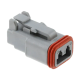 Deutsch 2 Pin Male Connector Housing (Pack Of 100)  