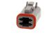 DEUTSCH 4 PIN MALE CONNECTOR HOUSING (PACK OF 50)