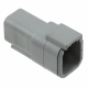 Deutsch DTM Minature 6 Pin Female Connector  