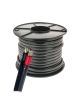6Bs Red/Black Twin Sheath Cable (100m Roll)  