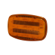 Ecco Battery Powered Amber LED Warning Light With Magnetic Base 