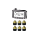 Axis 8-30V 6 Sensor Heavy Vehicle Tyre Pressure Monitor System 