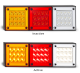 LED 12-24V Combination Tailight With Reverse Light (282 X 95 X 28mm) 