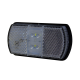 Whitevision Sm8 Series 9-33V White LED Front End Outline Marker Light With Black Base 