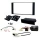 Aerprosingle/Double Din Matte Black Install Kit