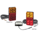 LED 12V Combination Trailer Light Kit With 6m Cable & Number Plate Light 