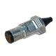 Utilux 7 Pin Small Round Metal Trailer Plug (Blister Pack Of 1) 