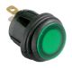 Hella 24V Green LED Illuminated On/Off Compact Rocker Switch