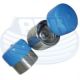 Ark Stainless Steel Wheel Bearing Protector With Blue PVC Dust Caps (Blister Pack Of 2) 