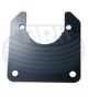Ark Flat Mounting Bracket To Suit Small Round Trailer Sockets 