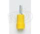 Carroll Yellow 5mm Flat Blade Crimp Terminal (Pack Of 50) 