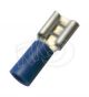 Blue 6.3mm Female Blade Crimp Terminal (Pack Of 100)