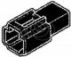 Bellanco Single Pin Black Male Connector Housing (Pack Of 25) 