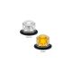 LED 10-48V High Powered Amber Mini Beacon With Clear Lens 