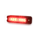 Code 3 12-24V 12 LED Red/Blue Warning Light (110 X 23 X 18mm) 