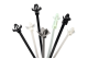 Black 130mm Push Mount Cable Tie To Suit 7mm Hole 2.6mm Panel Thickness (Pack Of 100) 