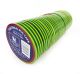 Carroll Green/Yellow 19mm X 20m PVC Electrical Tape (Sleeve Of 10 Rolls) 