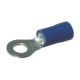 Quikcrimp Blue 4mm Eye Crimp Terminal (Pack Of 100)