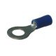 Quikcrimp Blue 6mm Eye Crimp Terminal (Pack Of 100)