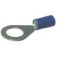 Quikcrimp Blue 8mm Eye Crimp Terminal (Pack Of 100)