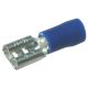 Quikcrimp Blue 6.4mm Female Blade Crimp Terminal (Pack Of 100) 