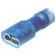 Quikcrimp Blue 6.4mm High Temp Fully Insulated Female Blade Crimp Terminal (Pack Of 100)
