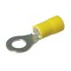 Quikcrimp Yellow 6mm Eye Crimp Terminal (Pack Of 100)