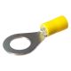 Quikcrimp Yellow 10mm Eye Crimp Terminal (Pack Of 50)