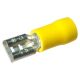 Quikcrimp Yellow 6.4mm Female Blade Crimp Terminal (Pack Of 100) 