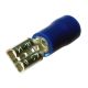 Quikcrimp Blue 4.8mm Female Blade Crimp Terminal (Pack Of 100)