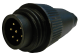 Heavy Duty 7 Pin Power Line Socket  