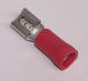 Red 5mm Female Blade Crimp Terminal (Pack Of 100)