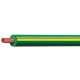 6MM GREEN/YELLOW SINGLE CORE TRACE CABLE (100M ROLL)