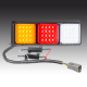 LED 12V Combination Tailight With Reverse Light & Deutsch  Harness 