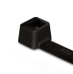 300mm X 7.6mm Weather/UV Resistant Black Cable Tie (Pack Of 100) 