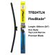 TRIDON 600mm FLEXBLADE WIPER WITH NARROW TOP LOCK PUSH BUTTON