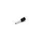 Black 1.5mm² X 8.2mm Bootlace Terminal (Pack Of 100)