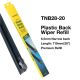 TRIDON 6.5mm x 710mm NARROW PLASTIC BACK WIPER BLADE REFIL (PACK OF 20)