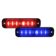Code 3 12-24V 12 LED Red/Blue Warning Light (123 X 34 X 13mm) 