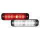 Code 3 12-24V 12 LED Red/White Warning Light (123 X 34 X 14mm) 