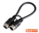 VIZISAFE 4 PIN MALE TO MALE 6mm CAMERA CABLE