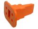 Deutsch Size 4 Orange Wedge  