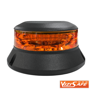 VIZISAFE 10-30V AMBER LED HEAVY DUTY BEACON WITH MAGNETIC BASE