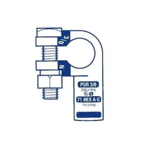 Quikcrimp Positive Right Angle Battery Terminal (Pack Of 5) 