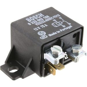 BOSCH 12V 75 AMP 4 PIN DIODE PROTECTED NORMALLY RELAY