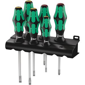 Wera 300 Series 7 Piece Flat & Phillips Head Screwdriver Set