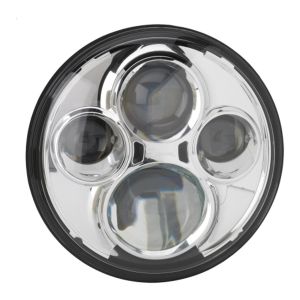JW SPEAKER 12-24V 7" HIGH BEAM LED HEADLIGHT WITH CHROME INNER BEZEL